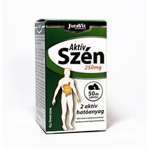 JutaVit Aktív Szén tabletta 250mg, 50db