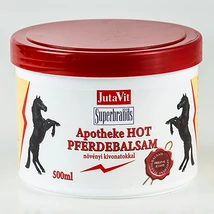 JutaVit Lóbalzsam Hot bemelegítő, regeneráló krém 500ml