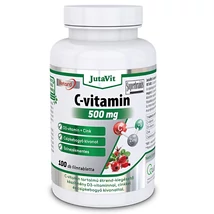 JutaVit C-vitamin 500mg nyújtott kioldódású + csipkeb. + D3 + Cink vitamin 100 db