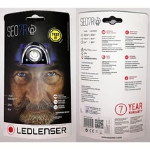 LED LENSER SEO7R 220 lm tölthető fejlámpa blue