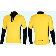 Mizuno Warmalite férfi téli futófelső sárga-fekete J2GC251149
