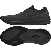 Mizuno Wave Revolt 3 fekete, unisex neutrális futócipő aszfaltra, J1GC231403