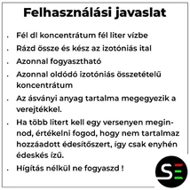 SFI IZONE izotóniás folyékony koncentrátum, epres citromos ízű