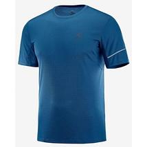 Salomon Agile SS Tee rövid ujjú (ferfi) futopolo (sotetkek) LC1099900