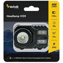 Technik 400 lumenes, tölthető, fókuszos fejlámpa