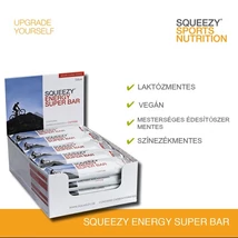 SQUEEZY ENERGY SUPER BAR energiaszelet koffeinnel