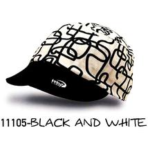 WDX uv szűrős, black &amp; white mintás futósapka 11105
