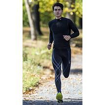 CW-X Endurance Generator Tight (férfi) futónadrág kék csíkokkal 229809-982