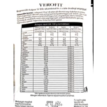 Verofit regeneráló italpor VRFIso01