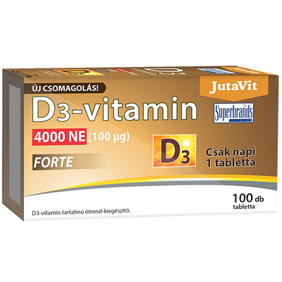 JutaVit D3 vitamin 4000NE (100µg) FORTE