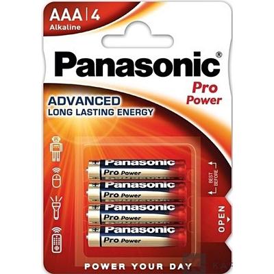 Panasonic Pro Power AAA mikro 1.5V szupertartós alkáli elemcsomag LR03PPG-4BP