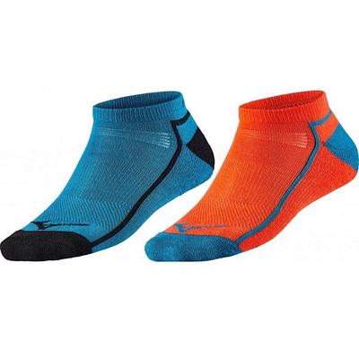 Mizuno futózokni 2 pár türkiz orange J2GX6504Z12