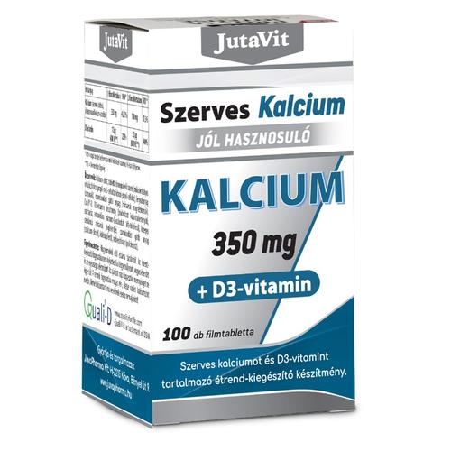 JutaVit Szerves Kalcium 350mg + D3-vitamin 100db
