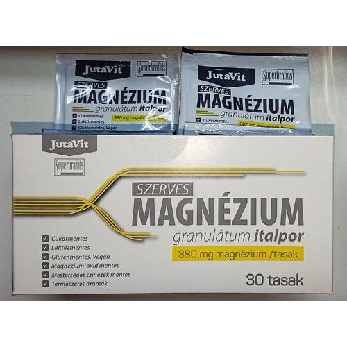 Szerves magnézium granulátum 380mg/ tasak JutaVit