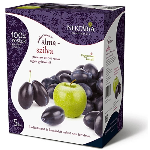 100% szilva gyümölcslé tartósító- és adalékmentes Nektaria
