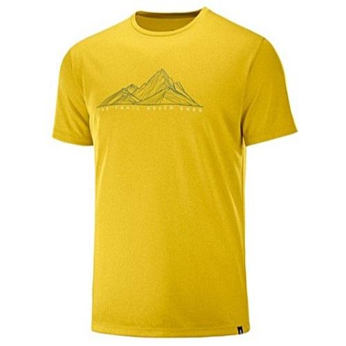  Salomon Agile Graphic Tee (ferfi) futofelso (sarga) LC1287100