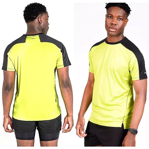 Dare 2B férfi technikai, nyári neon-fekete futópóló DMT559-X9M