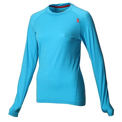 inov-8 Base Elite 125 Merino (női) hosszú ujjú futópóló aláöltözet (türkiz) 5050973974